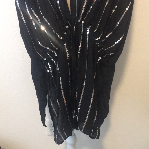 NWT VINCE CAMUTO Sequin Stripe Topper Tunic Jacket - Picture 4 of 7